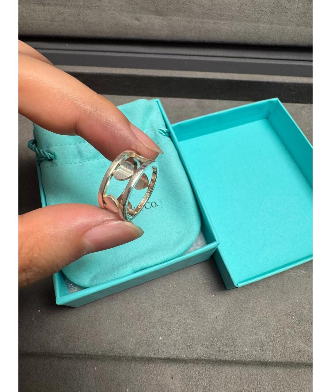 TIFFANY&CO Серебряное серебряное кольцо, фото 3