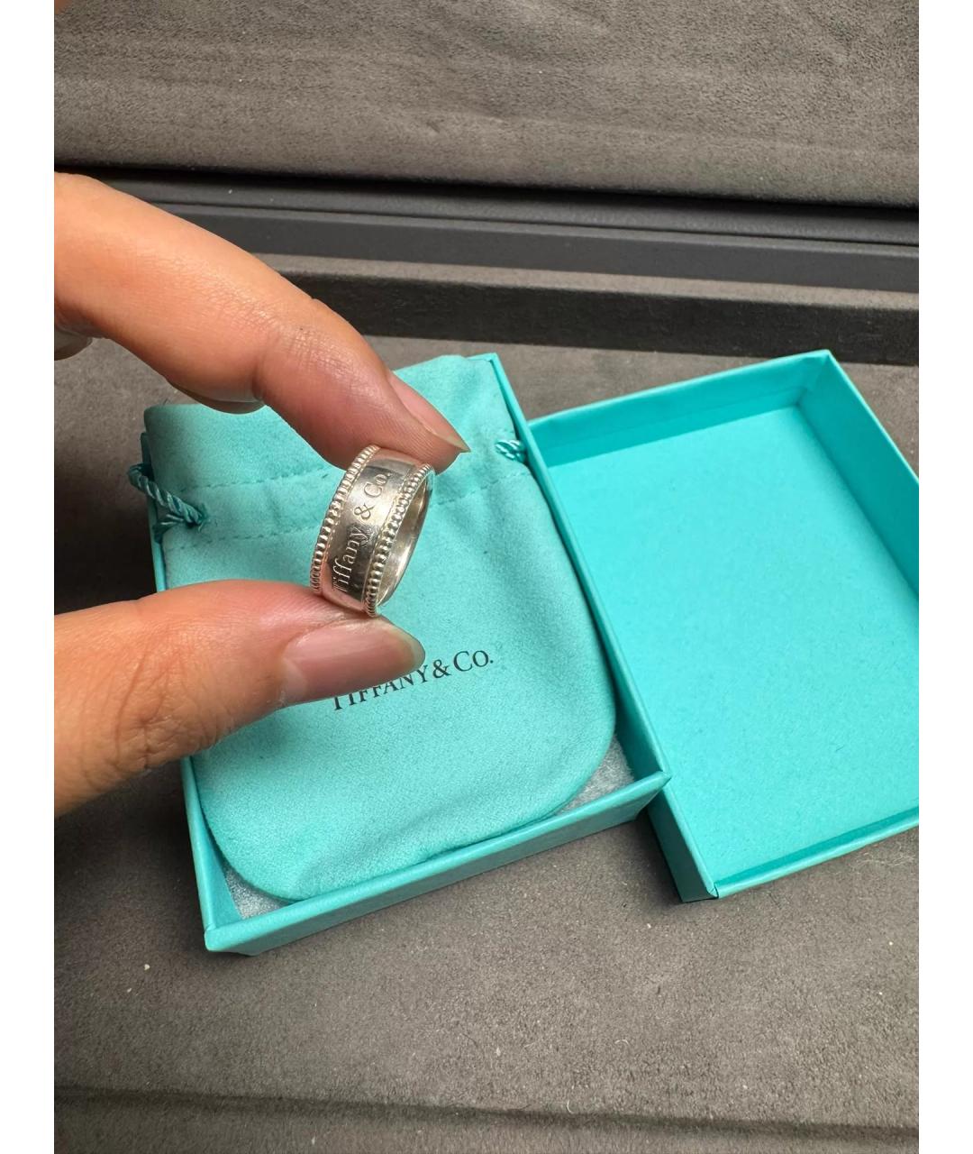 TIFFANY&CO Серебряное серебряное кольцо, фото 3