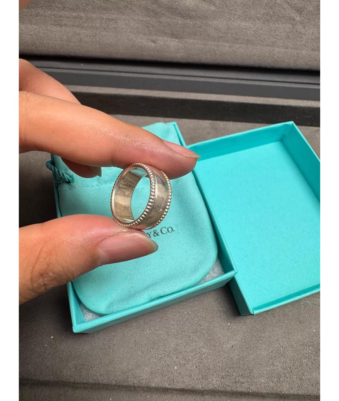 TIFFANY&CO Серебряное серебряное кольцо, фото 4
