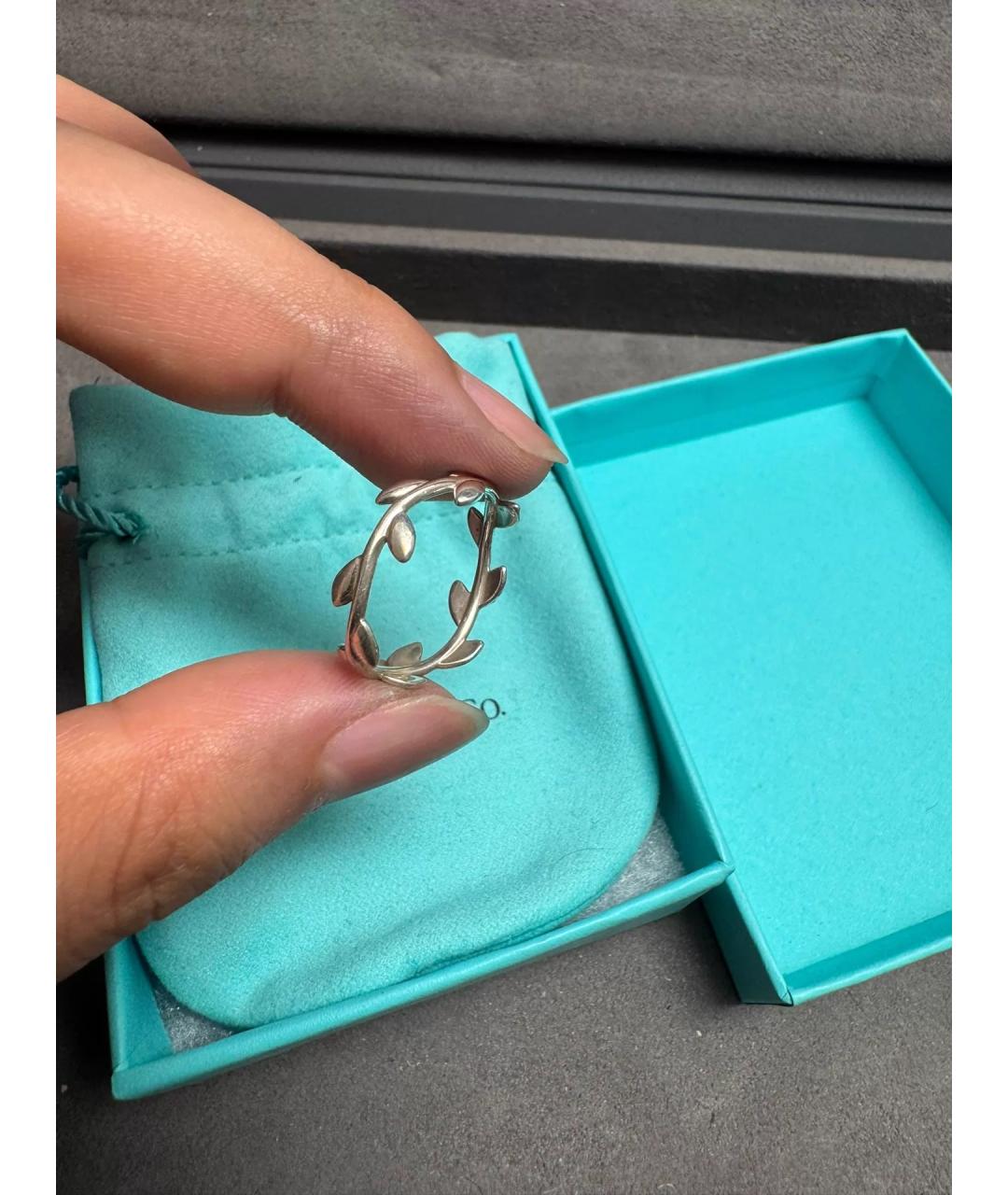 TIFFANY&CO Серебряное серебряное кольцо, фото 3