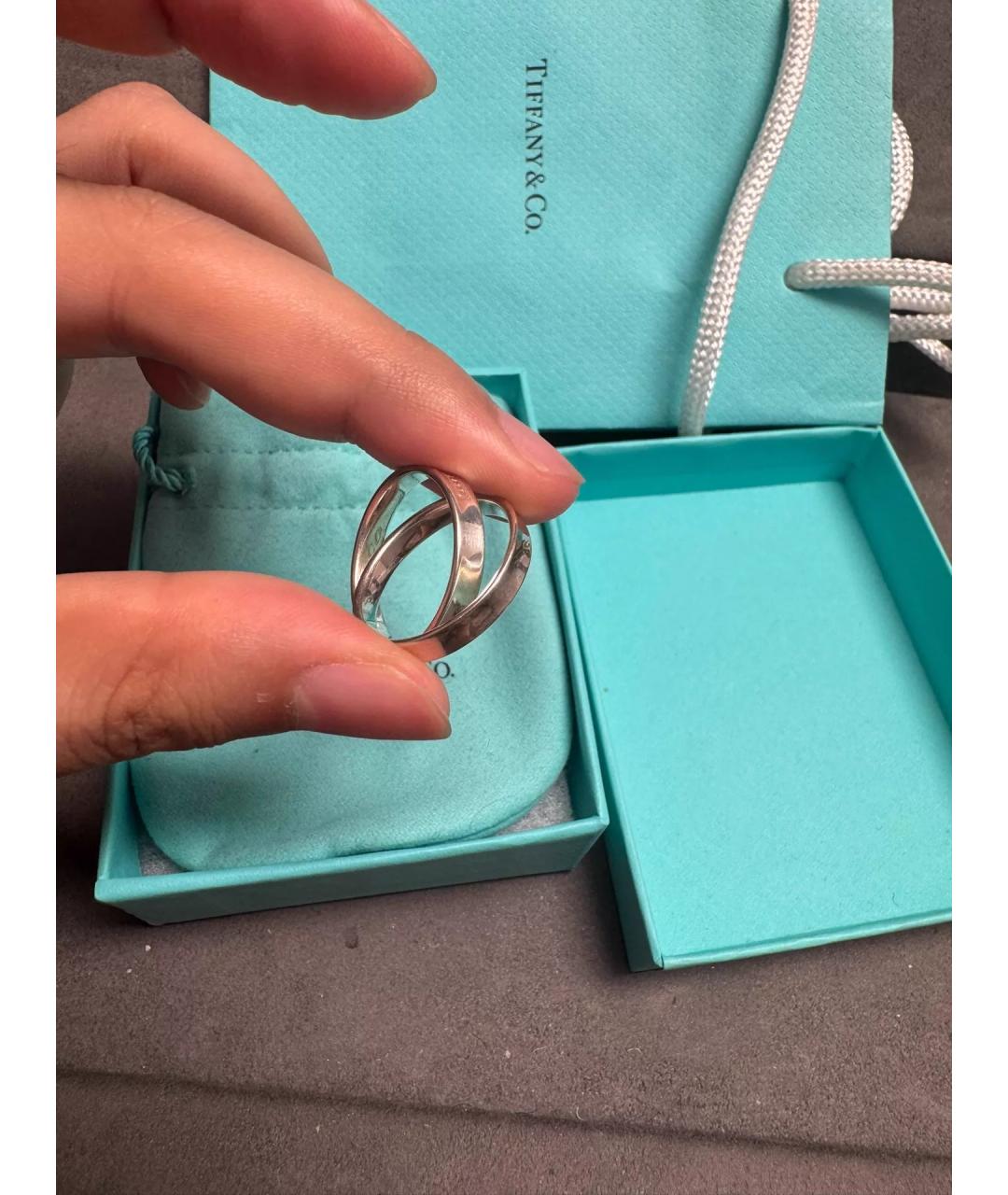 TIFFANY&CO Серебряное серебряное кольцо, фото 4