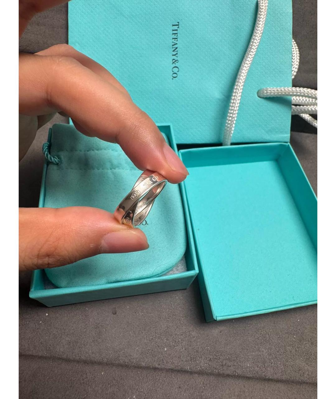 TIFFANY&CO Серебряное серебряное кольцо, фото 3