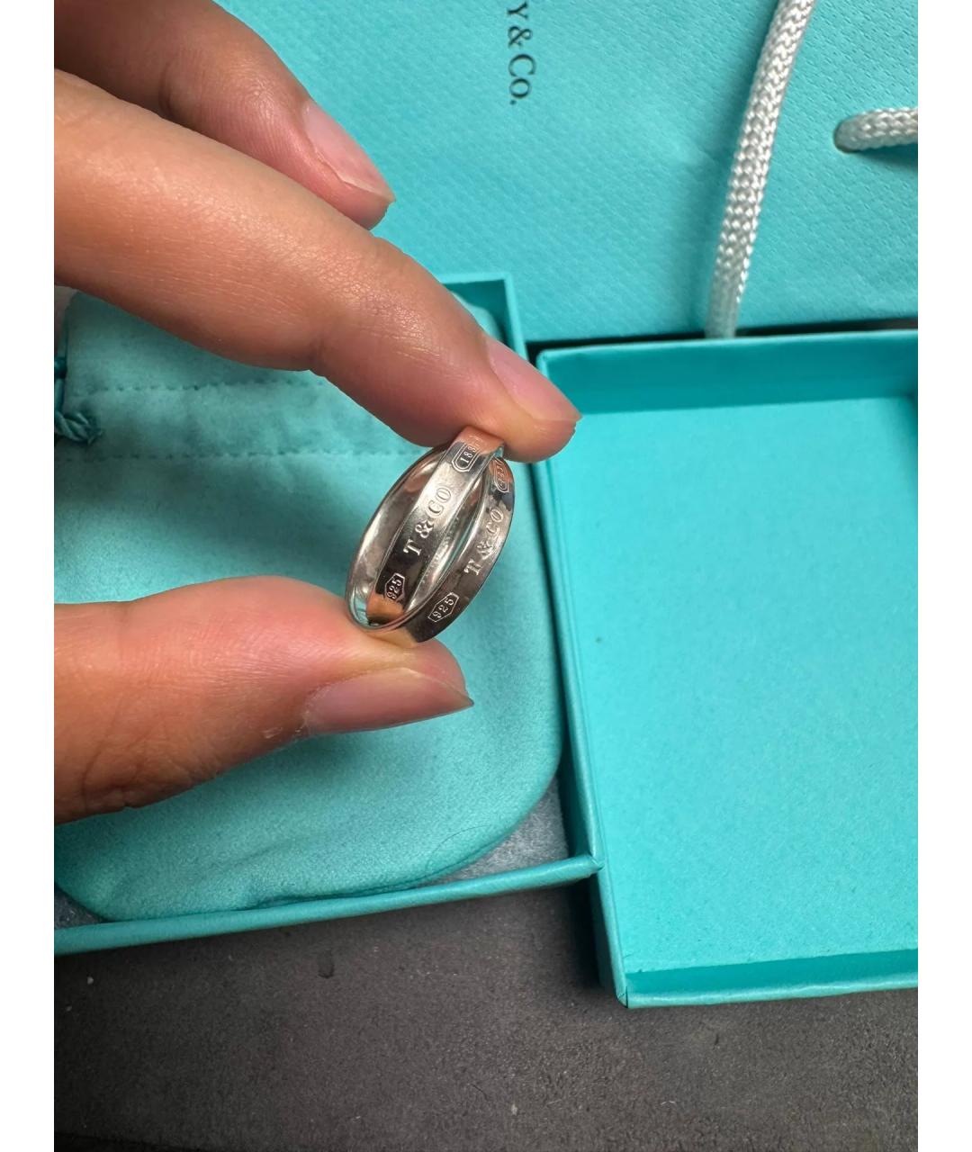 TIFFANY&CO Серебряное серебряное кольцо, фото 6