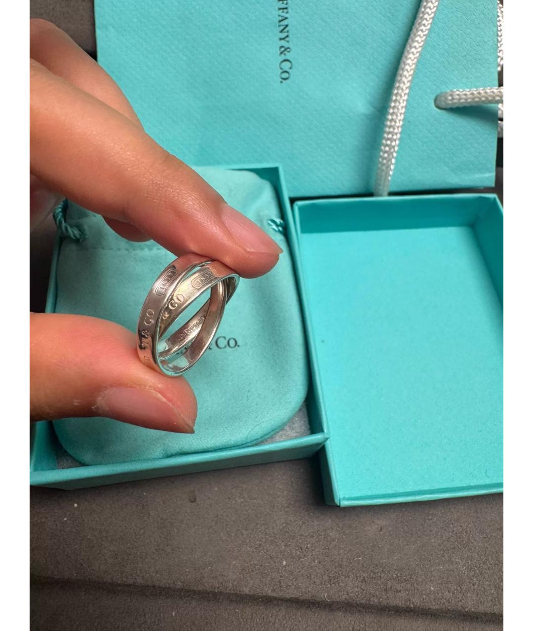 TIFFANY&CO Серебряное серебряное кольцо, фото 3