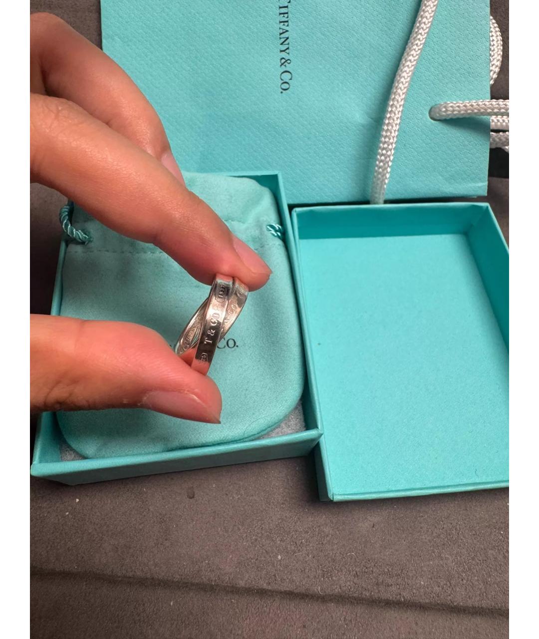 TIFFANY&CO Серебряное серебряное кольцо, фото 2
