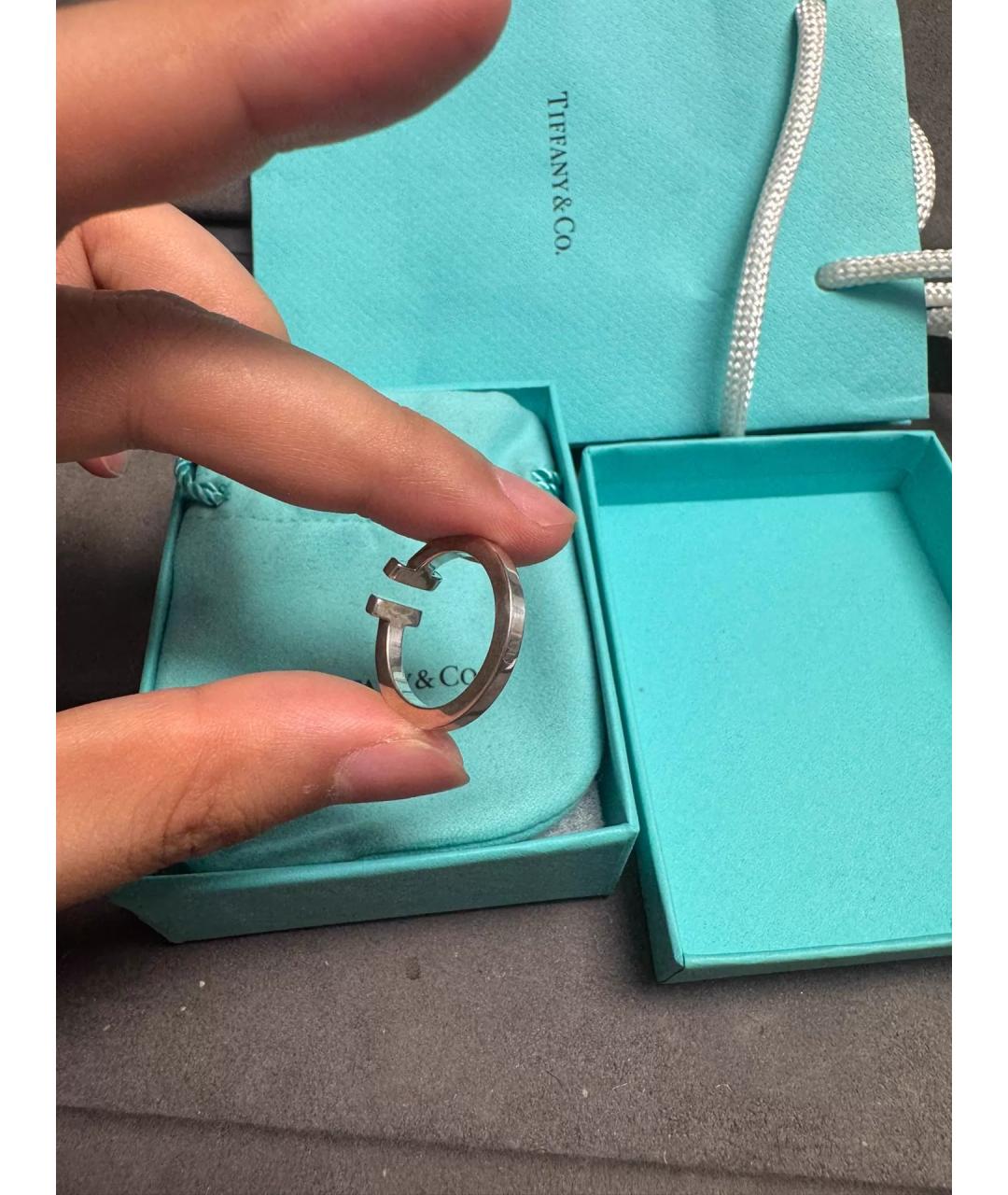 TIFFANY&CO Серебряное серебряное кольцо, фото 4