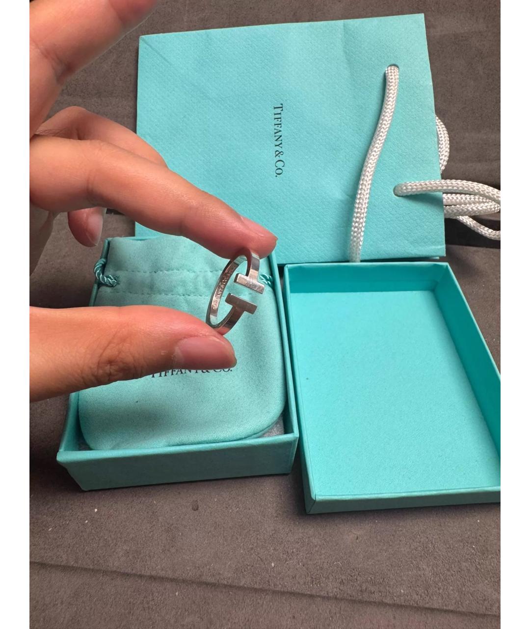 TIFFANY&CO Серебряное серебряное кольцо, фото 2