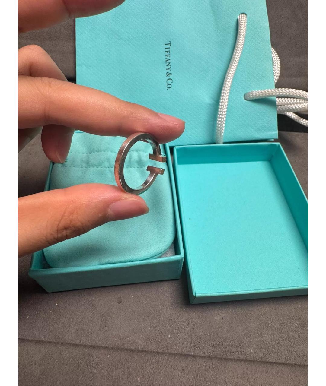 TIFFANY&CO Серебряное серебряное кольцо, фото 5