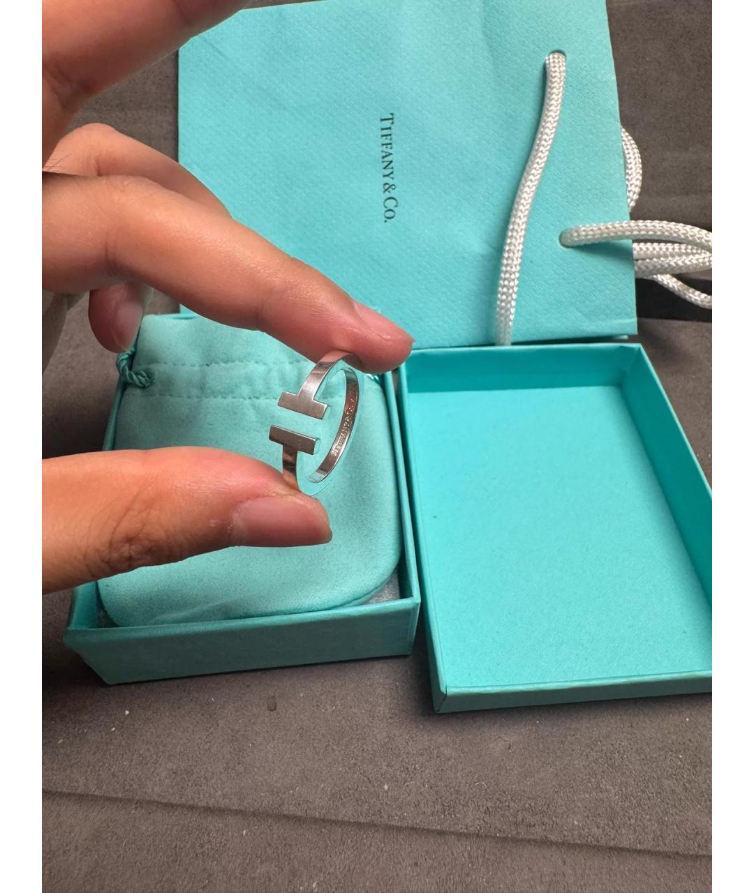 TIFFANY&CO Серебряное серебряное кольцо, фото 3