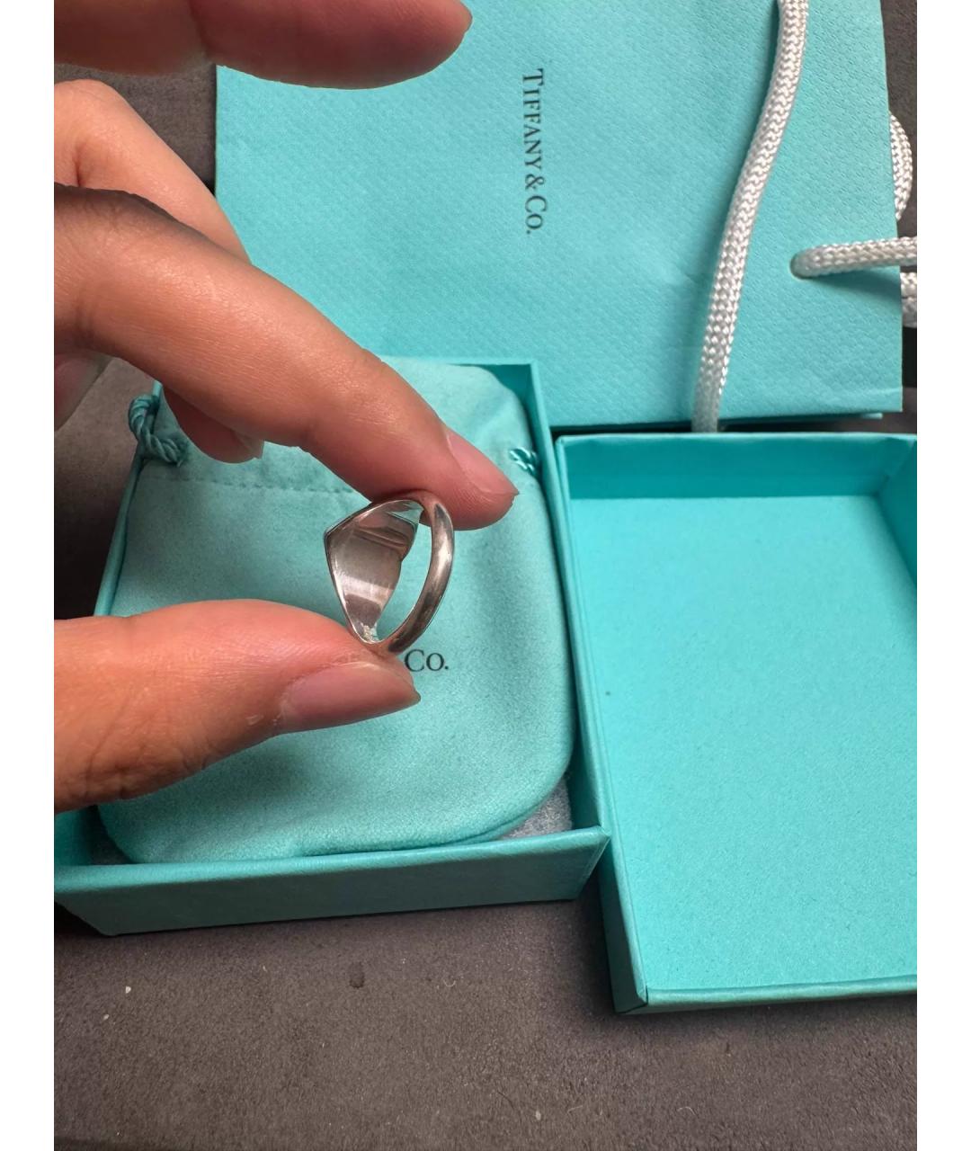 TIFFANY&CO Серебряное серебряное кольцо, фото 4