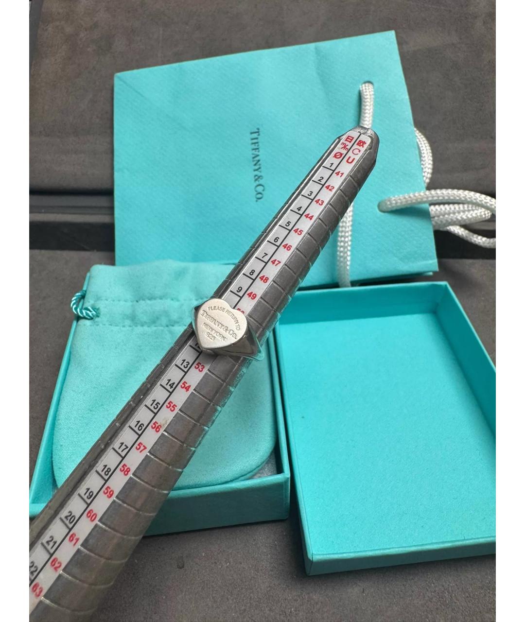 TIFFANY&CO Серебряное серебряное кольцо, фото 8