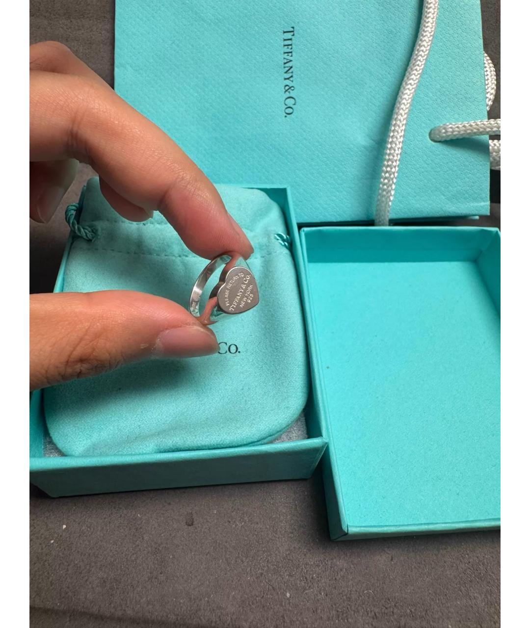 TIFFANY&CO Серебряное серебряное кольцо, фото 2