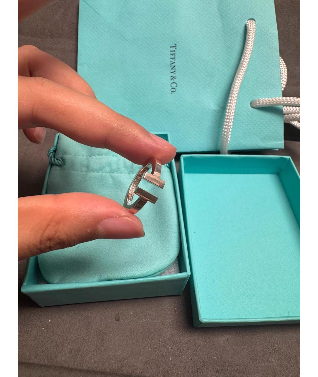 TIFFANY&CO Серебряное серебряное кольцо, фото 2
