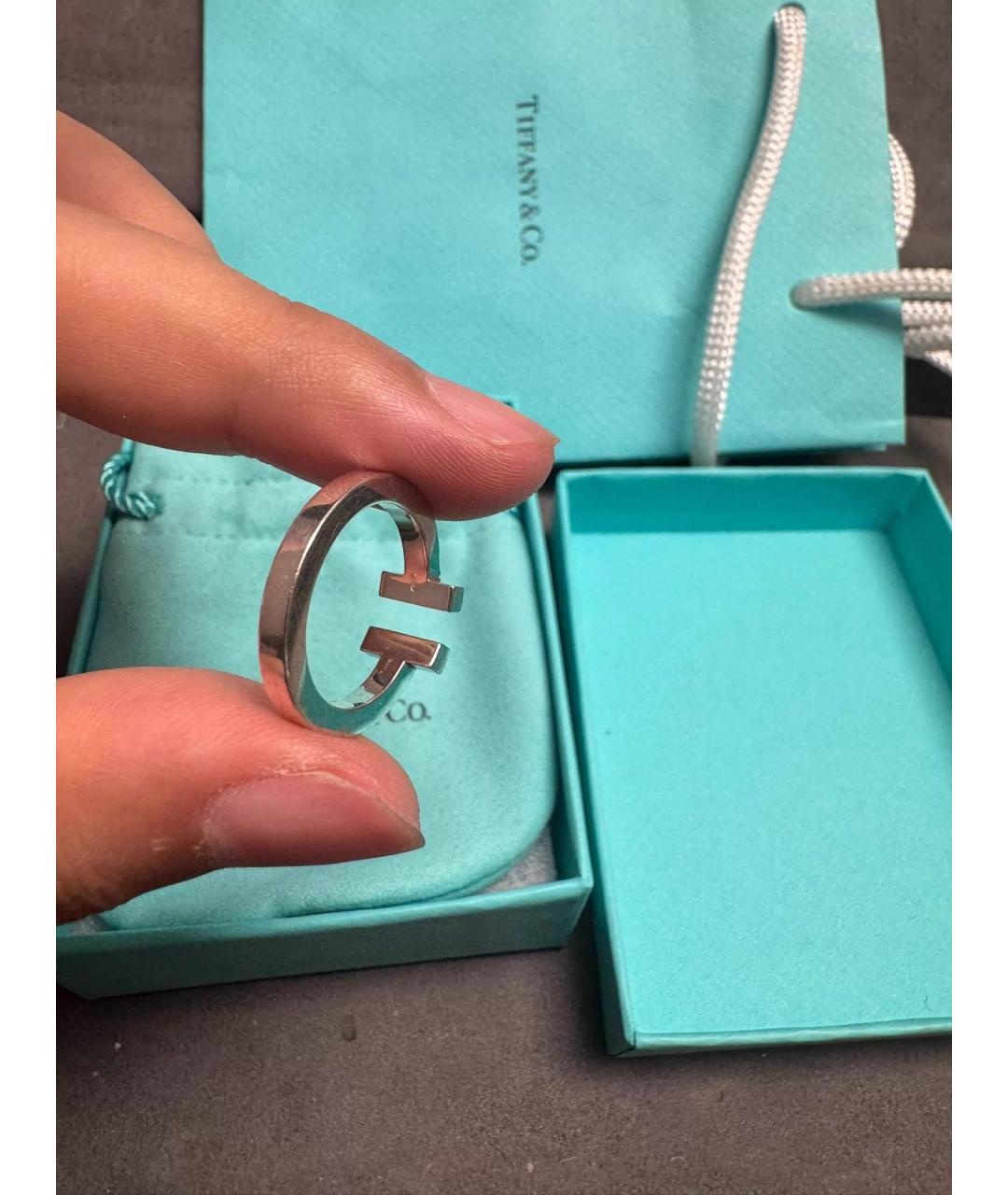 TIFFANY&CO Серебряное серебряное кольцо, фото 4