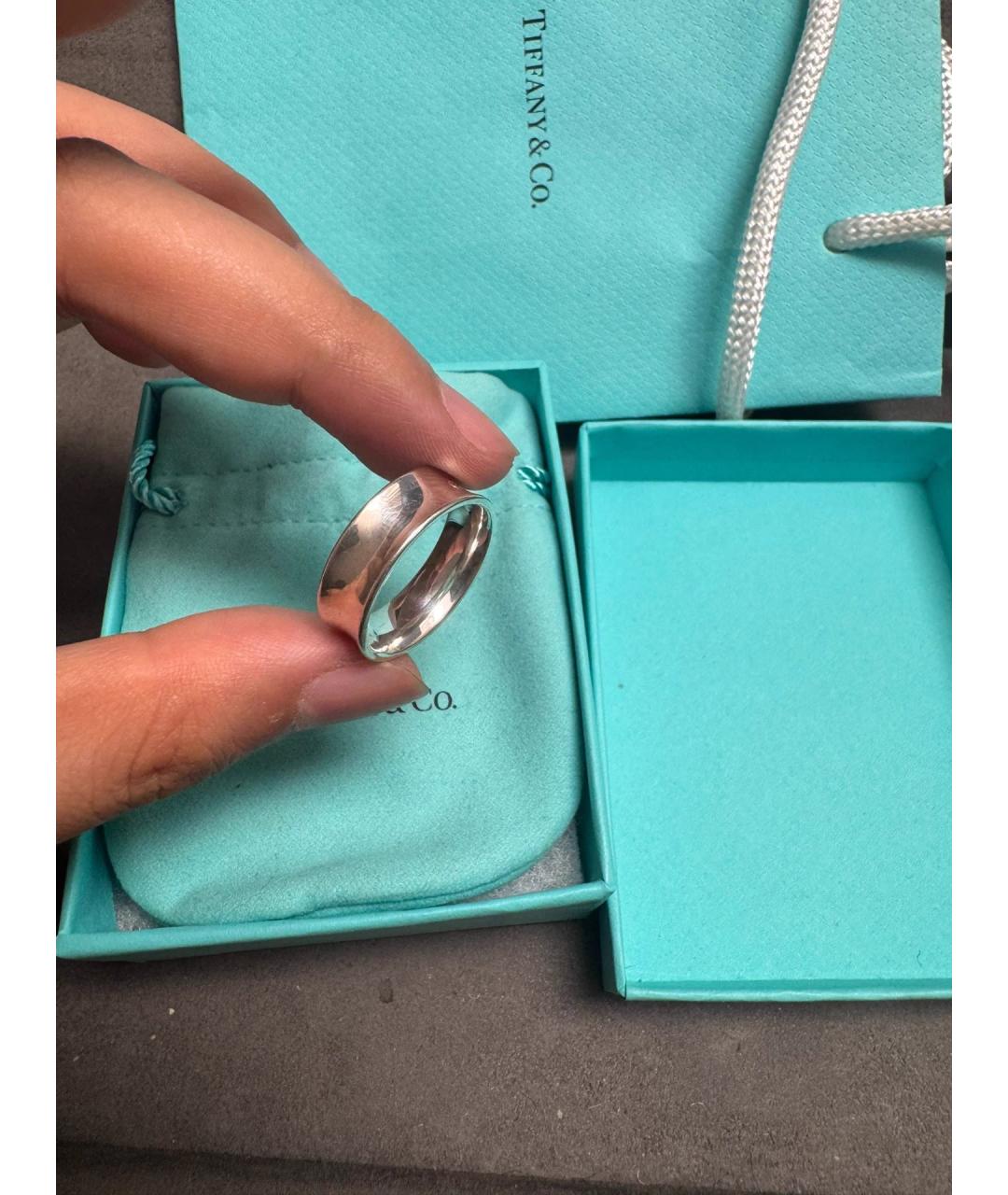TIFFANY&CO Серебряное серебряное кольцо, фото 5