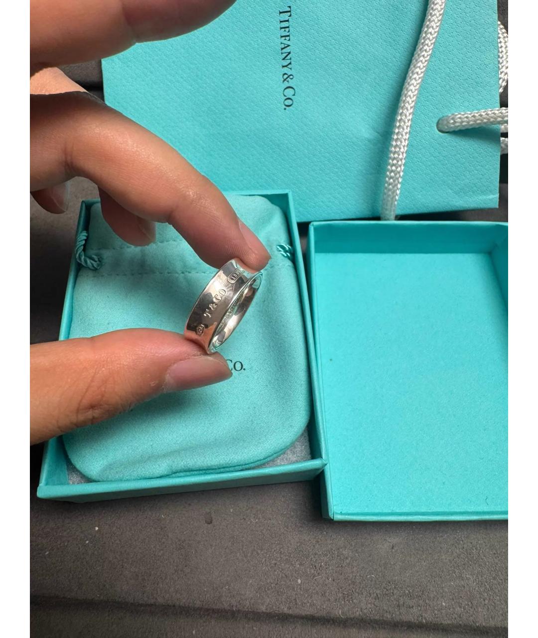TIFFANY&CO Серебряное серебряное кольцо, фото 4