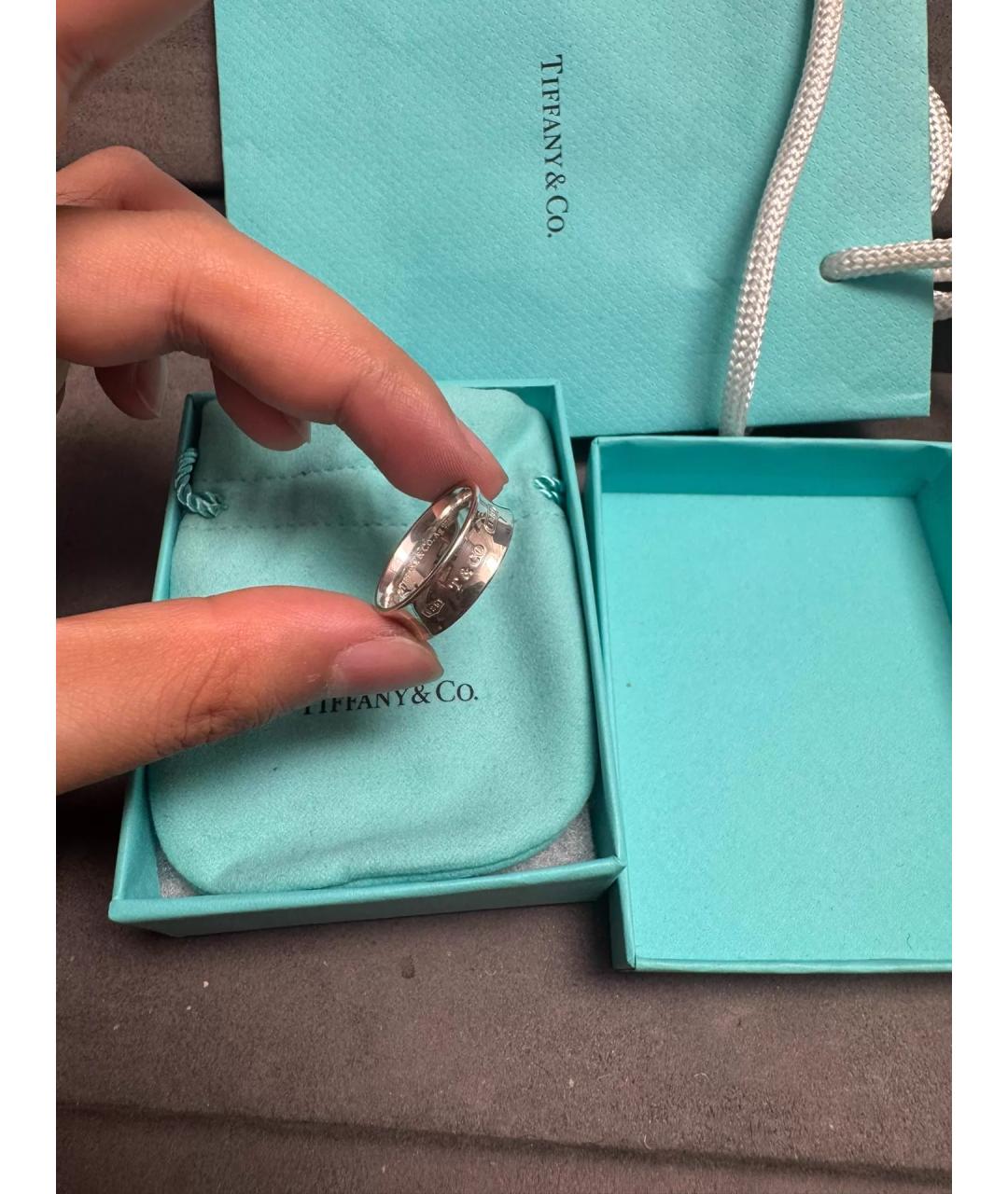 TIFFANY&CO Серебряное серебряное кольцо, фото 2
