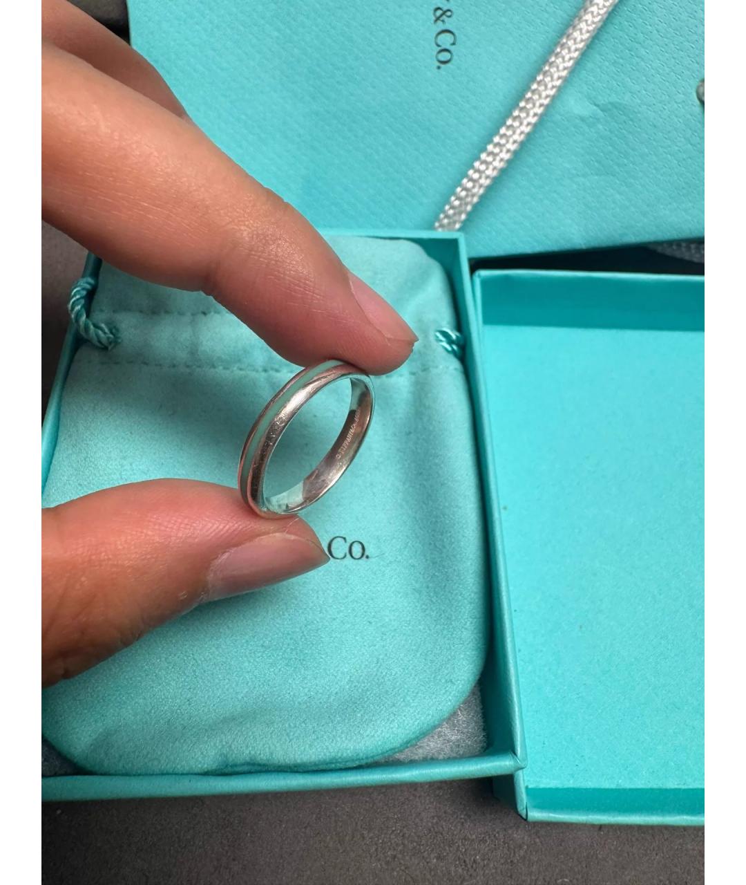 TIFFANY&CO Серебряное серебряное кольцо, фото 3