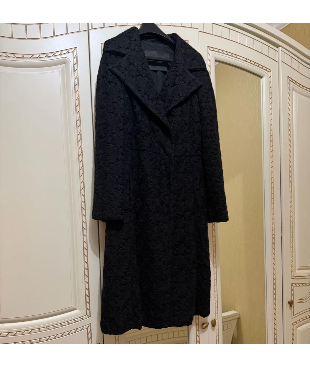 MAX MARA Черное кружевное пальто, фото 5