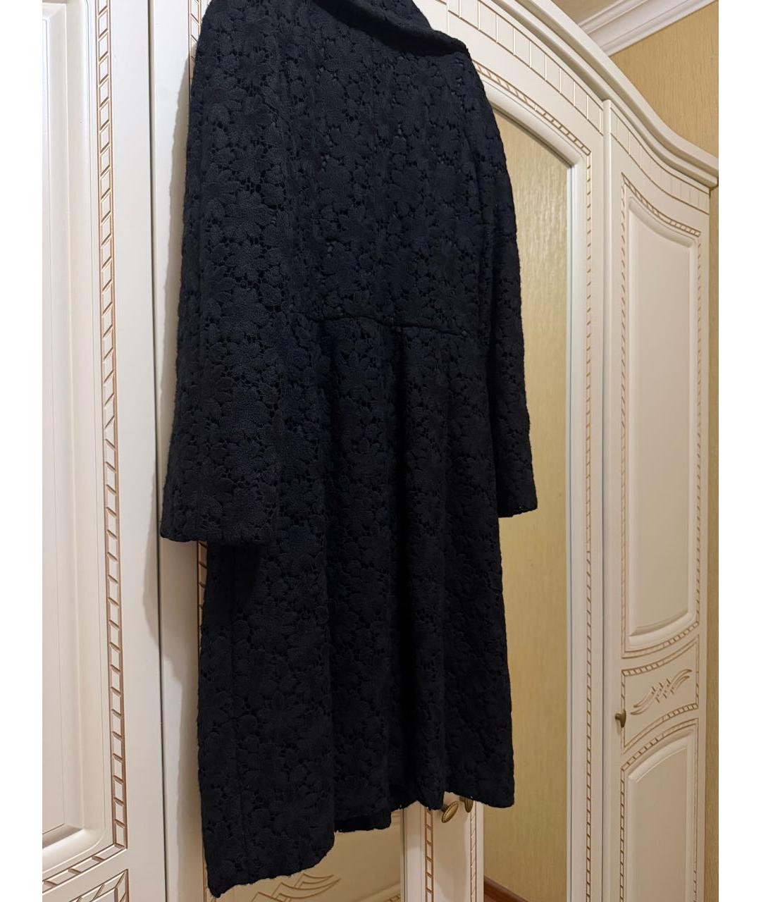 MAX MARA Черное кружевное пальто, фото 2