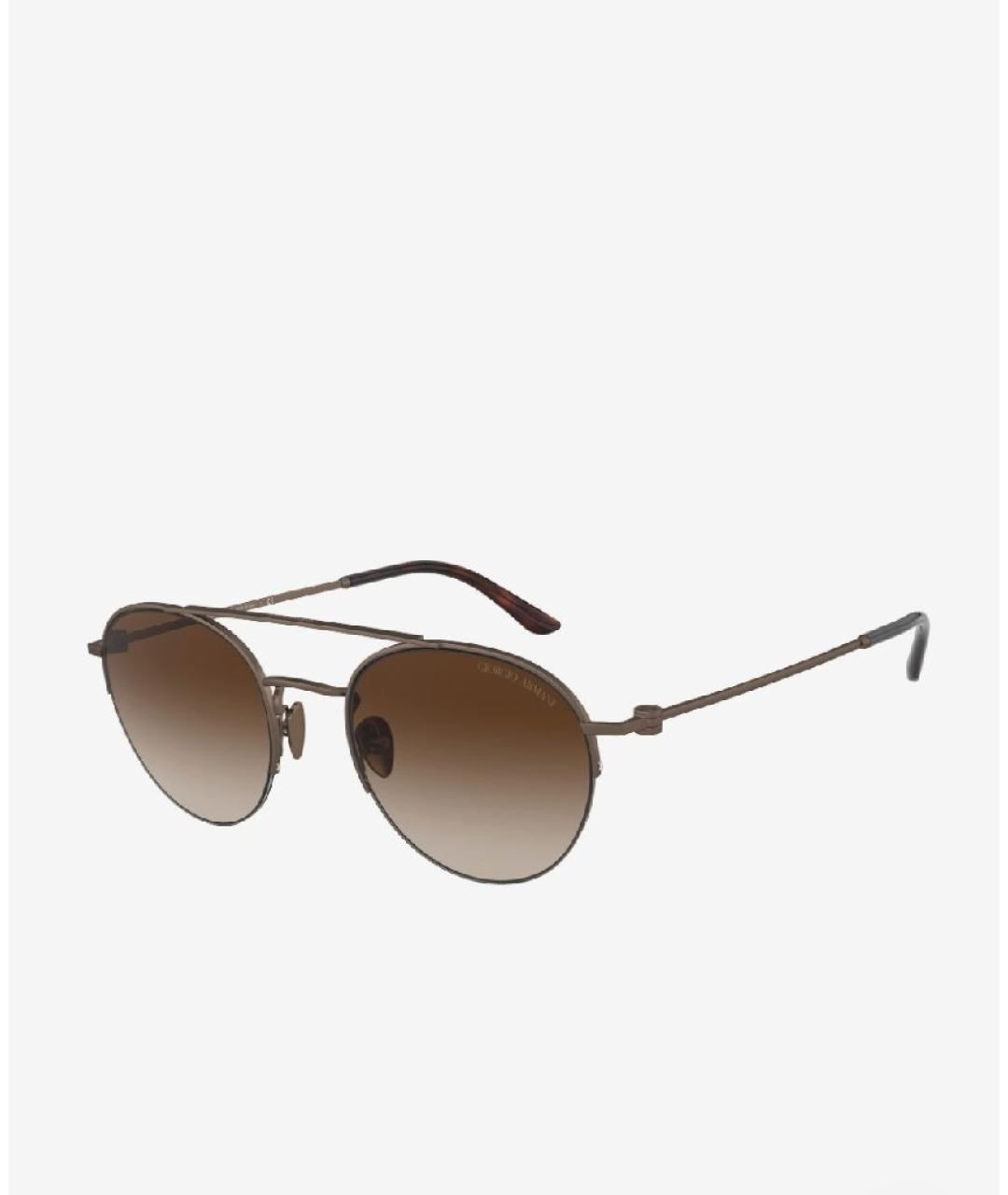 GIORGIO ARMANI Коричневые солнцезащитные очки, фото 2