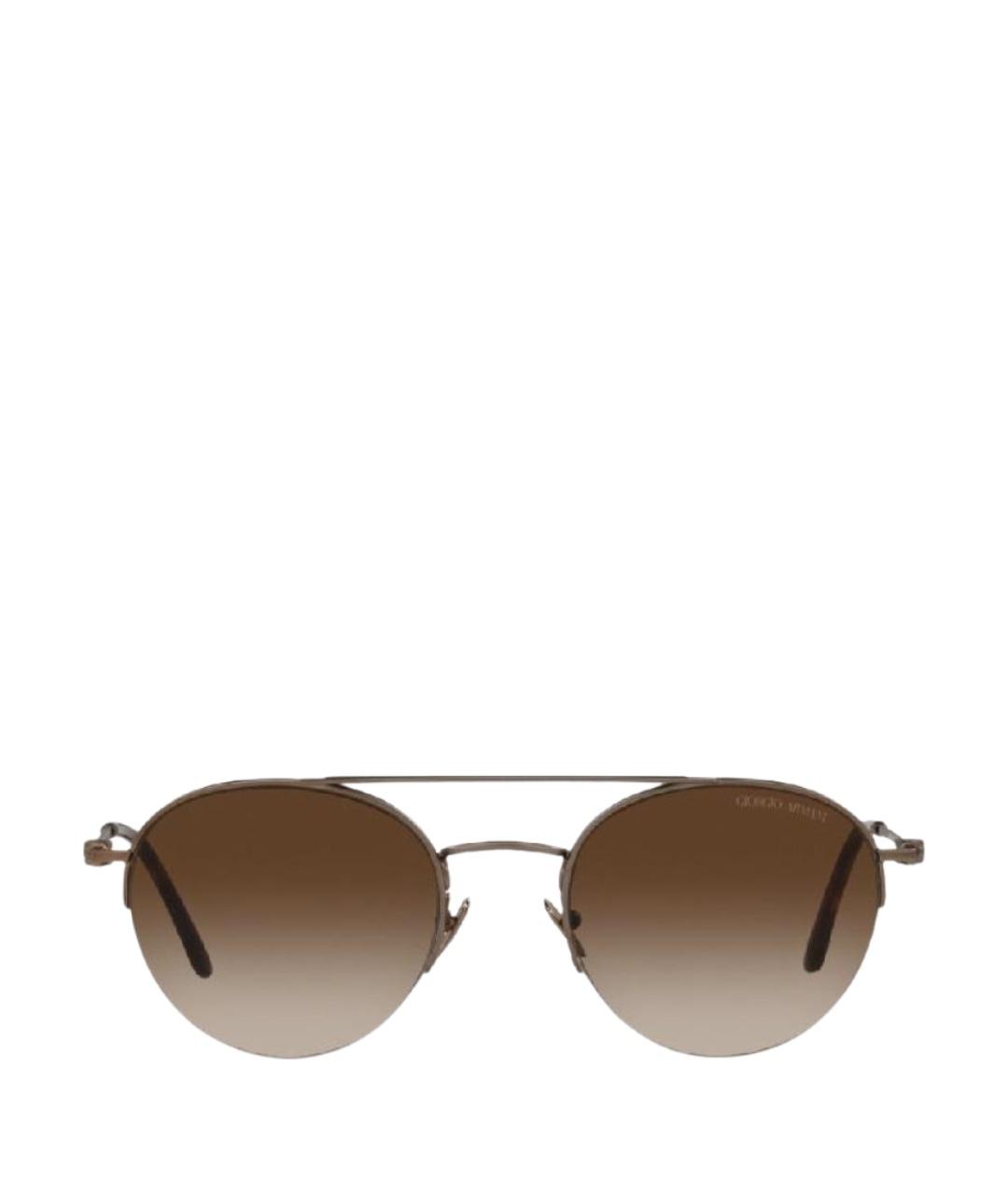 GIORGIO ARMANI Коричневые солнцезащитные очки, фото 1