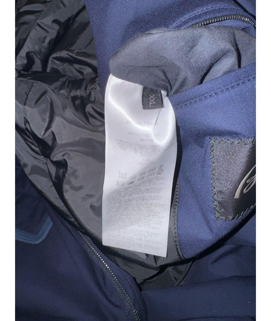 BRIONI Темно-синяя хлопковая куртка, фото 6