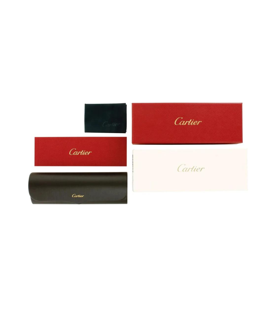 CARTIER Серебряные металлические солнцезащитные очки, фото 4