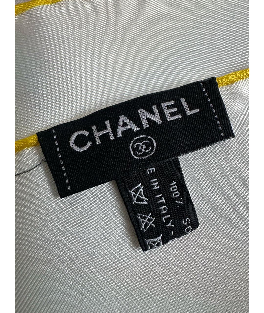 CHANEL Мульти шелковый платок, фото 3