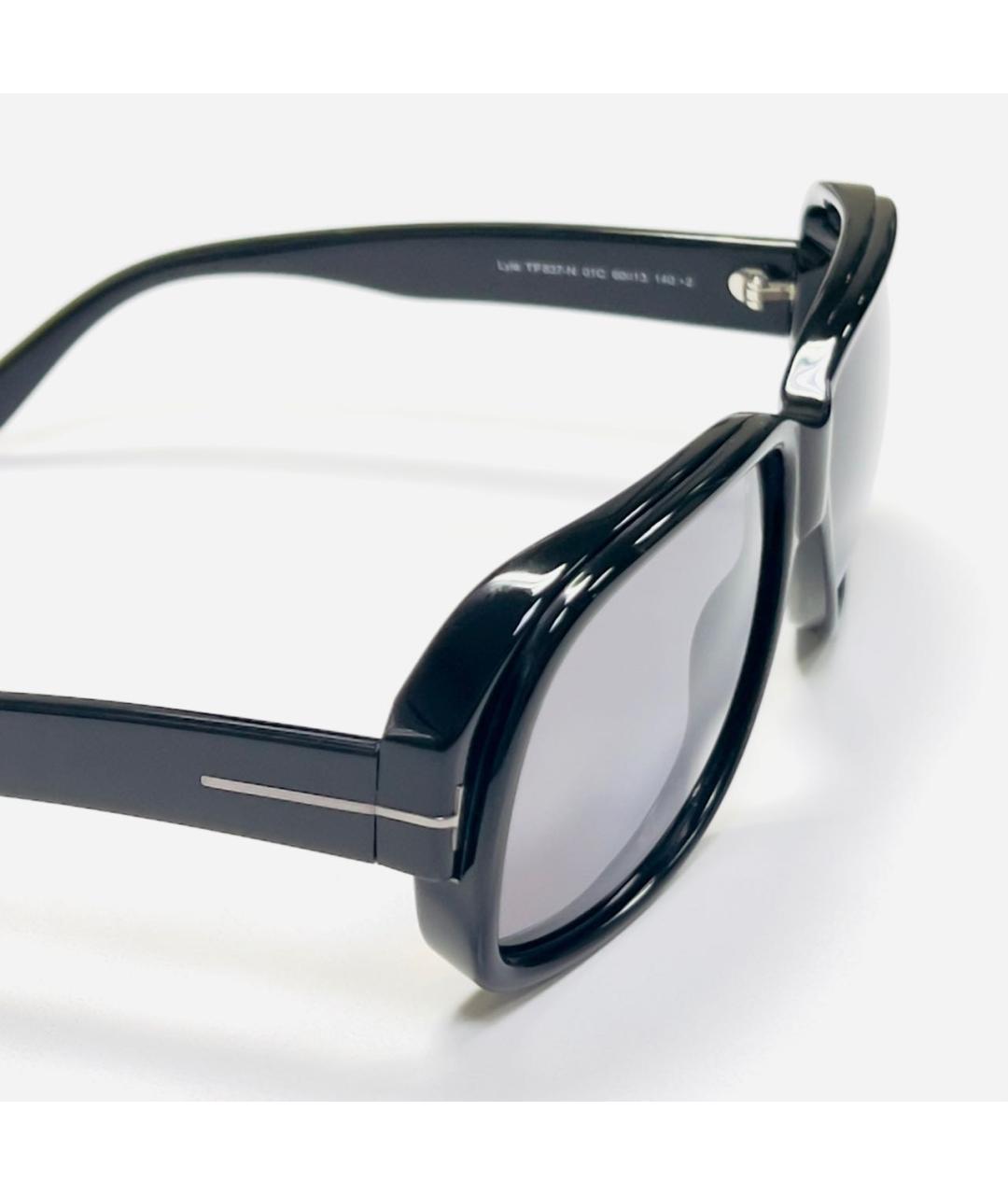 TOM FORD Черные пластиковые солнцезащитные очки, фото 3