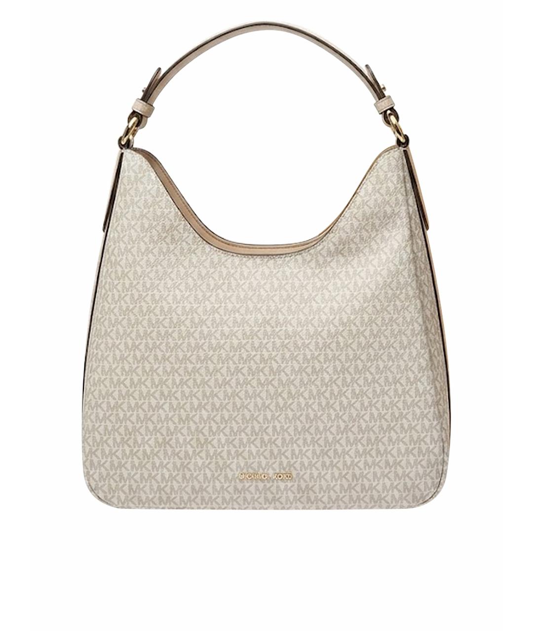 MICHAEL KORS Бежевая кожаная сумка тоут, фото 1