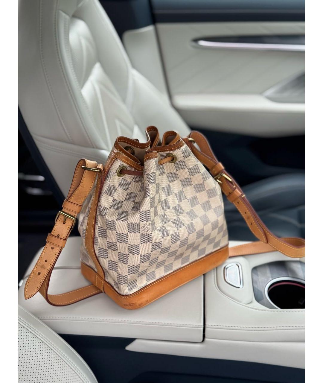 LOUIS VUITTON Бежевая сумка тоут из искусственной кожи, фото 3