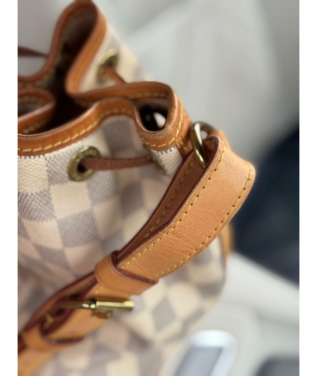 LOUIS VUITTON Бежевая сумка тоут из искусственной кожи, фото 8