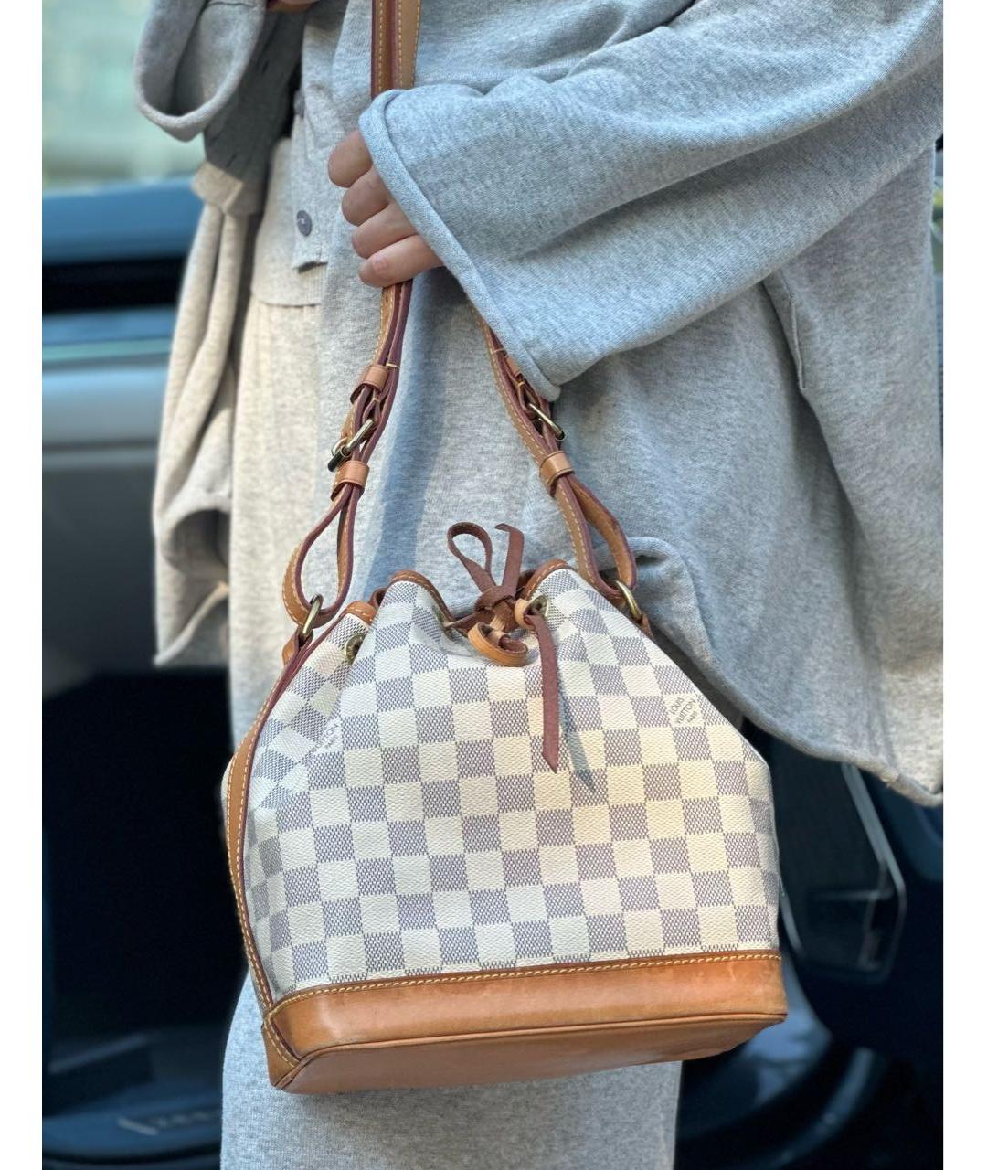 LOUIS VUITTON Бежевая сумка тоут из искусственной кожи, фото 6