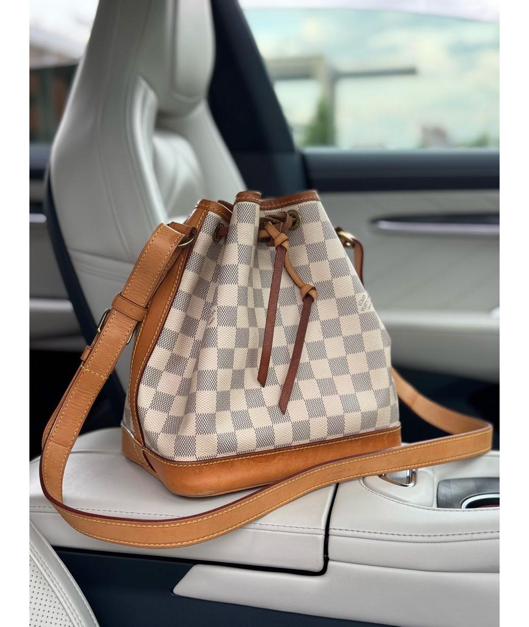 LOUIS VUITTON Бежевая сумка тоут из искусственной кожи, фото 9