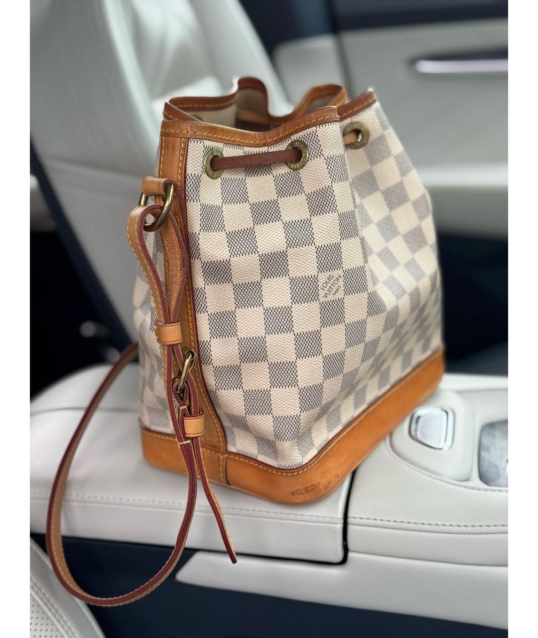 LOUIS VUITTON Бежевая сумка тоут из искусственной кожи, фото 2