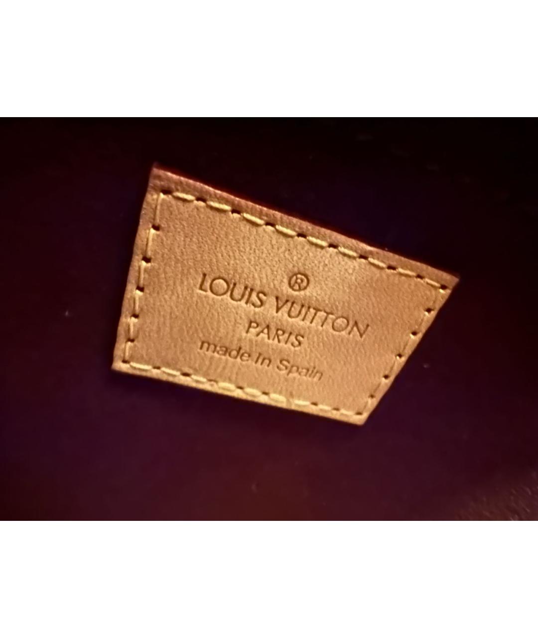 LOUIS VUITTON Коричневая сумка с короткими ручками, фото 5