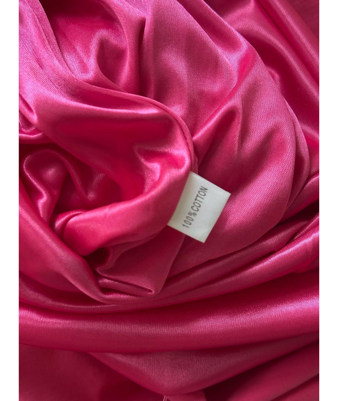 MARC JACOBS Розовое хлопко-эластановое коктейльное платье, фото 3