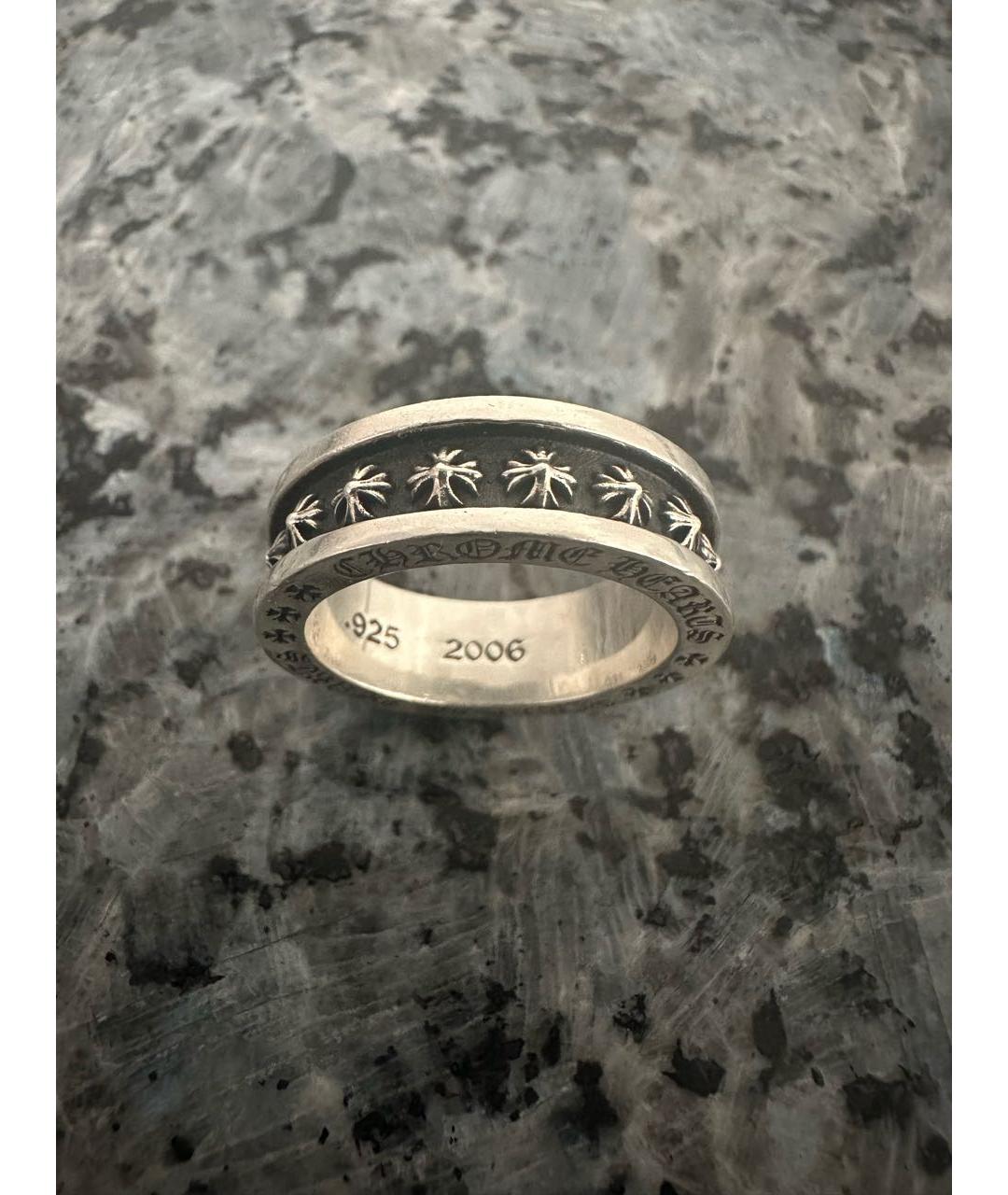 CHROME HEARTS Серебряное серебряное кольцо, фото 4