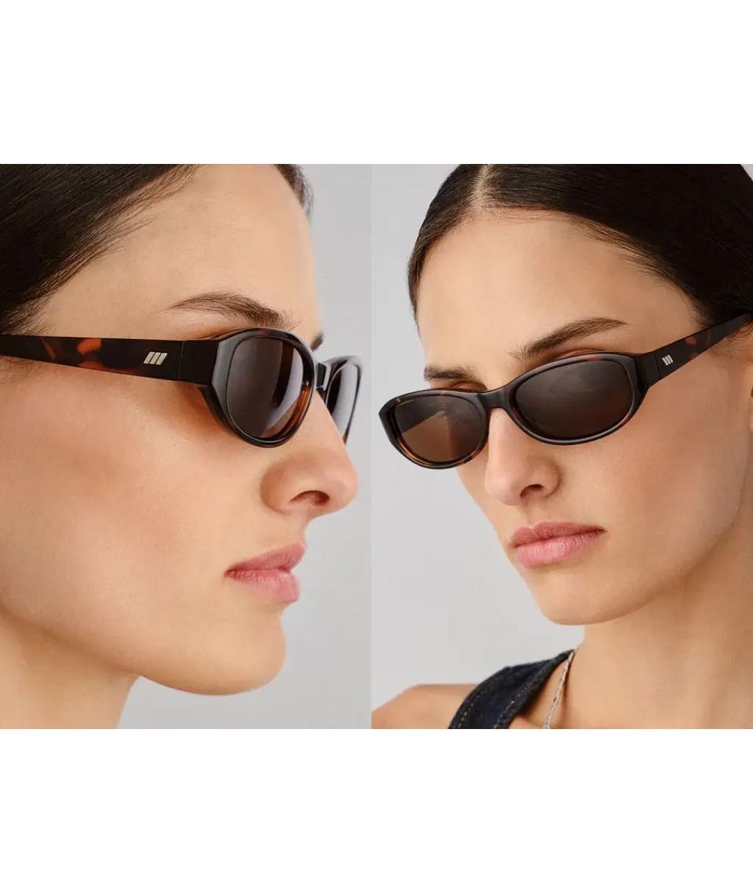 LE SPECS Розовые пластиковые солнцезащитные очки, фото 5