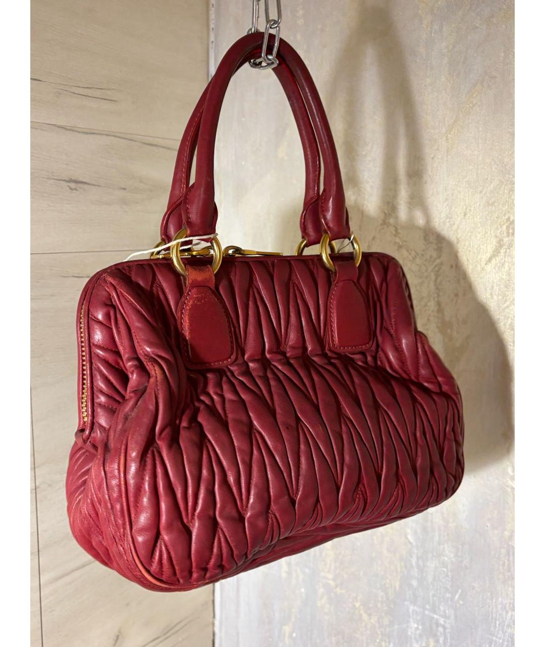 MIU MIU Мульти кожаная сумка с короткими ручками, фото 2