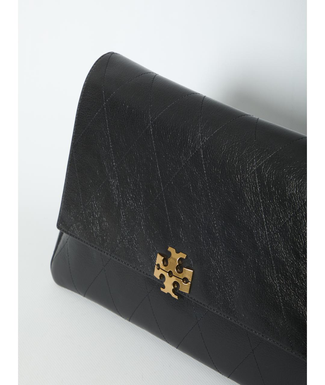 TORY BURCH Черная кожаная сумка через плечо, фото 2