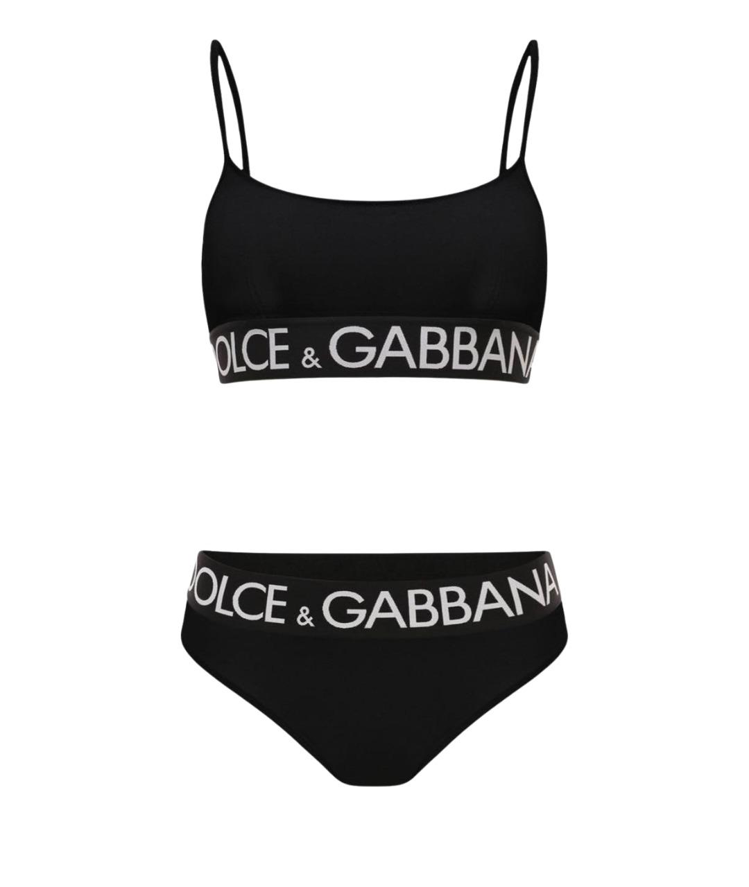 DOLCE&GABBANA Черный купальник, фото 1