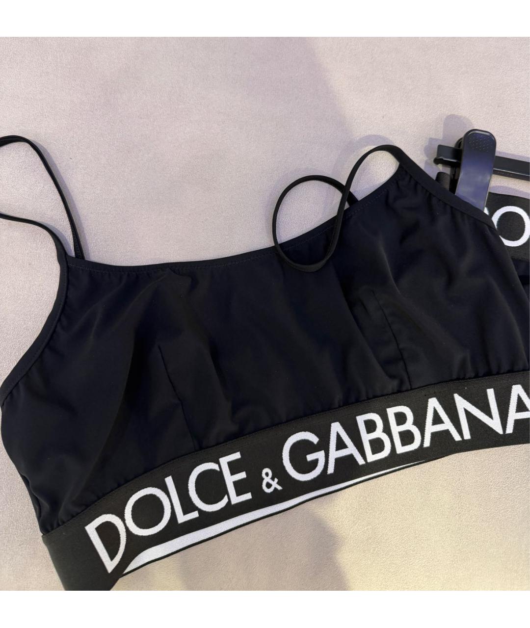 DOLCE&GABBANA Черный купальник, фото 3