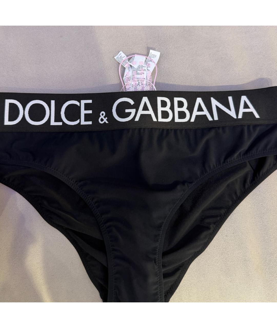 DOLCE&GABBANA Черный купальник, фото 5
