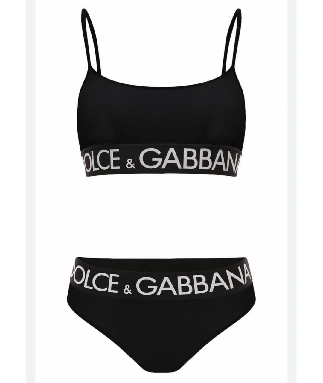DOLCE&GABBANA Черный купальник, фото 7