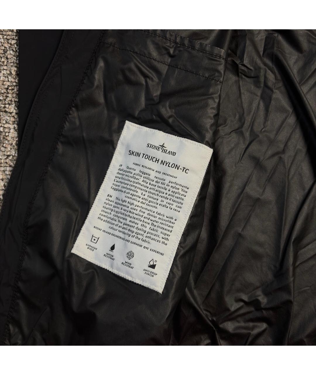 STONE ISLAND Черная куртка, фото 5