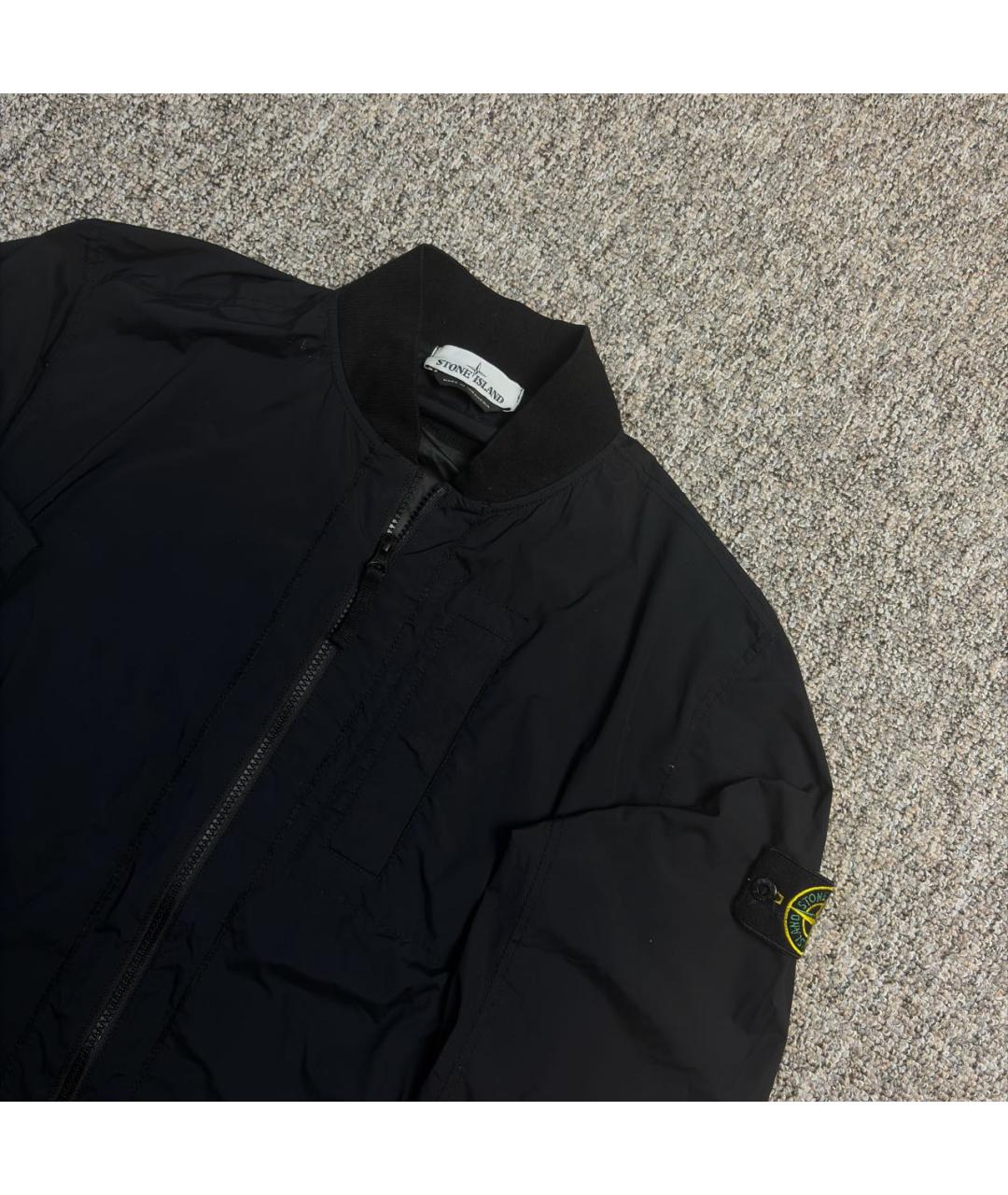 STONE ISLAND Черная куртка, фото 2