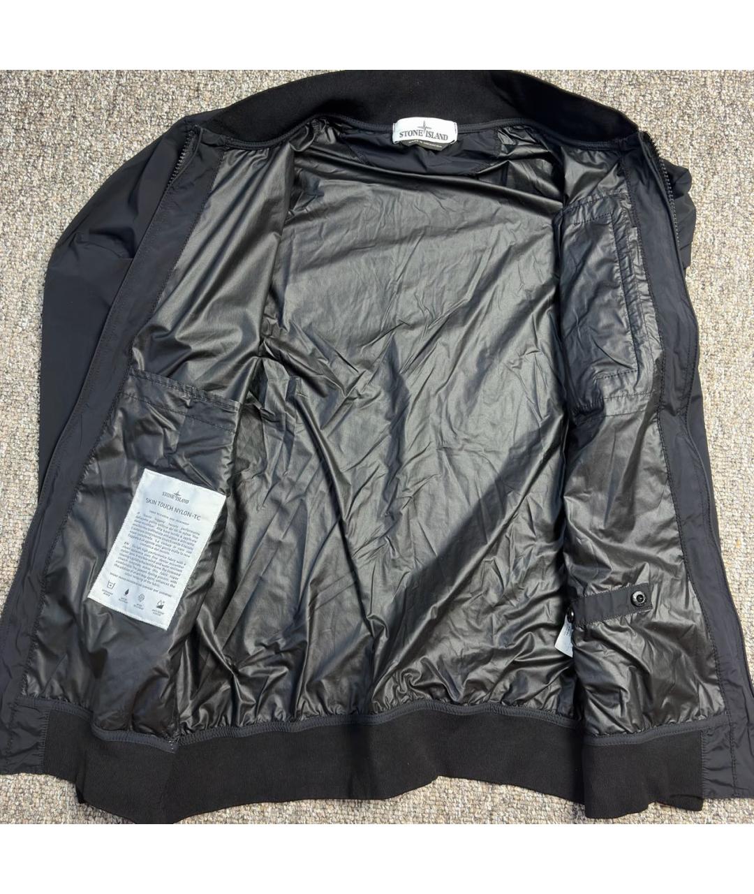 STONE ISLAND Черная куртка, фото 4