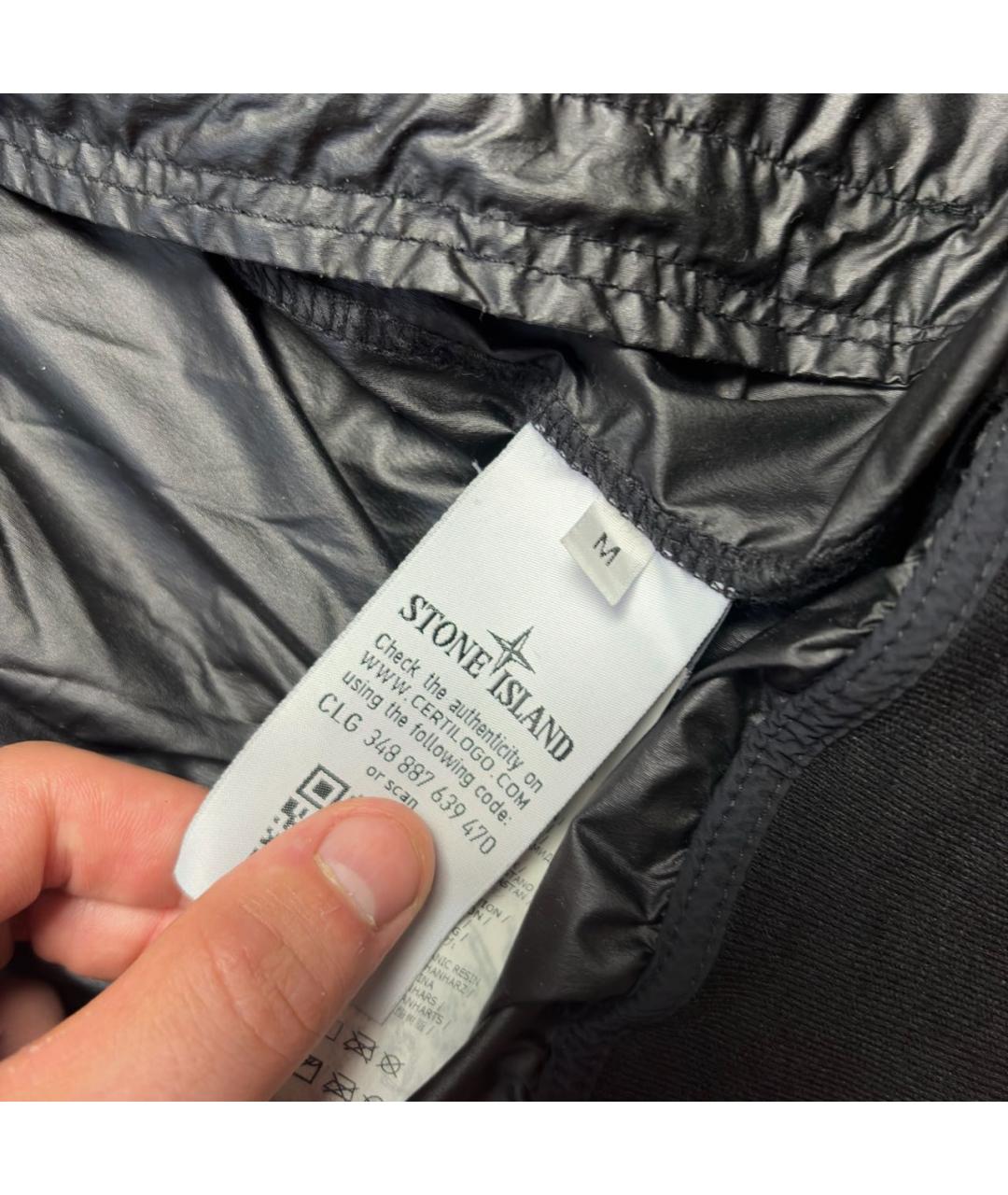 STONE ISLAND Черная куртка, фото 6